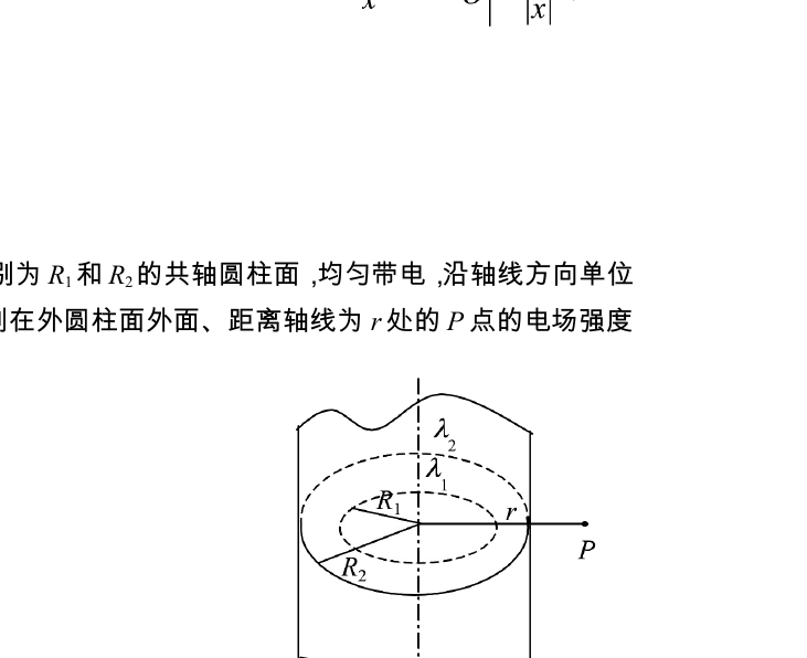 两个共轴圆柱面与原题选项
