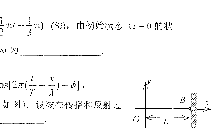 固定端 B 与入射波方向
