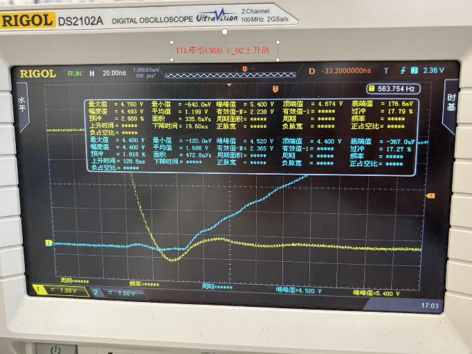 TTL 驱动 CMOS 的 UO2